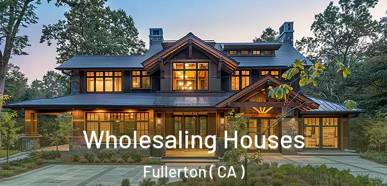  Wholesaling Houses Fullerton ( CA )